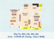 2bhk 1150sqft Rs. 40 Lac(s),  Residential Apartment in ITPL,  Bangalore 