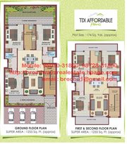 Independent Floors 3 Bedrooms “Affordable Homes” at TDI City, Sector 1