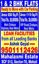 2BHK For Sale -Mona Greens....Call : +91-9501112426