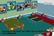 2 BHK Flat 1255 SQ.FT.@ Rs39 Lacs Supertech Fable Castle 9289492894