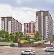 apartment] 3 bhk,  1275 sq ft, 3 toilet,  garde, swimming pool, club