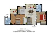 2BHK apartments 1130 sq ft in Dera Bassi near Chandigarh