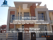 200 sq yd 4bhk Duplex Villa at 82 Lac in Sec-117
