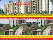 PAY ONLY 25% AND START LIVING IN YOUR HOME IN MOHALI OFFER LIMITED
