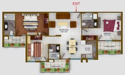 3 bhk Luxurious Flat For Sale in Sunny Heights Sec-125