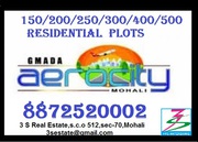 125 gajj. Aerocity residential plots for resale in mohali