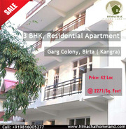 3 BHK Flat in Kangra ,  Residential Apartment for Sale in Kangra