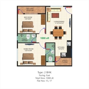 2BHK FLAT AT CHANDAPURA, ELECTRONIC CITY FOR SALE - N