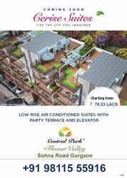Central Park Cerise Suites Gurgaon Offers 2BHK+Study Luxury Flats
