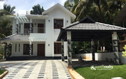 Beautifully designed two story 5 bhk house in Valliyoorkavu