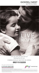 Godrej Nest Sector 150 Noida Offers 2/3/4 BHK Apartments