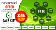 Book Flats With Gaur City Navratri Offers,  8447146146 