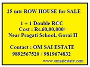 25 mtr Row House for Sale in Gorai Borivali West