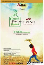 Stress Free Homes At Ace Divino Greater Noida,  9560090060