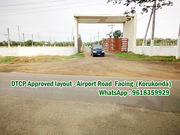 305 Sq Yards South,  West Corner Plot -Airport Road Facing venture