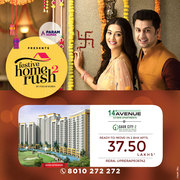 Festive Home Rush  | Gaur City 14th Avenue Buy 1/2 BHK apartments 