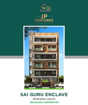 2 BHK flats for sale in near big bazaar  badrappa layout hebbal 