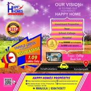 Plots for sale near kinathukadavu kondampatti 