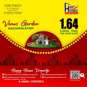 Residential land for sale in coimbatore near madukarai,  nachipalayam