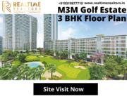 M3M Golf Estate 3 BHK Floor Plan