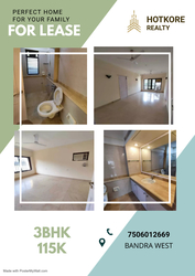 3bhk exclusive flat in bandra west on sale - Hotkore Realty