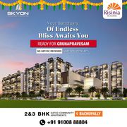 2 and 3BHK Flats for Sale in Bachupally | Risinia Builders