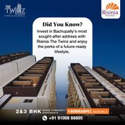 New Gated Communities in Bachupally Hyderabad | The Twinz by Risinia