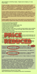 low price land,  Rs 2, 00, 000 to 4, 20, 000 per bigha,  on highway,  for sale,  9720715848